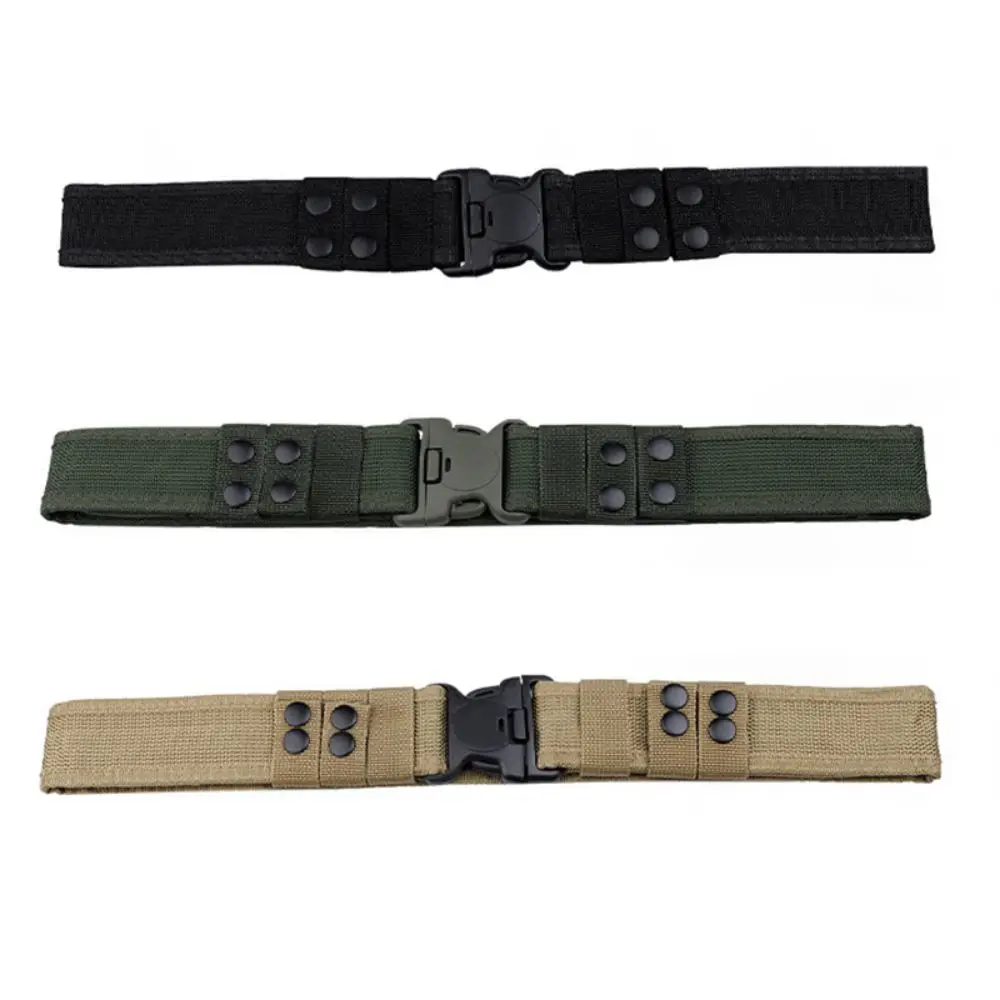 Männer Gürtel Outdoor Camouflage Taktische Gürtel Oxford Tuch Gürtel Bergsteigen Gürtel Nylon Breite Taille Gürtel Arbeit Gürtel Neutral Gürtel – Detail 2