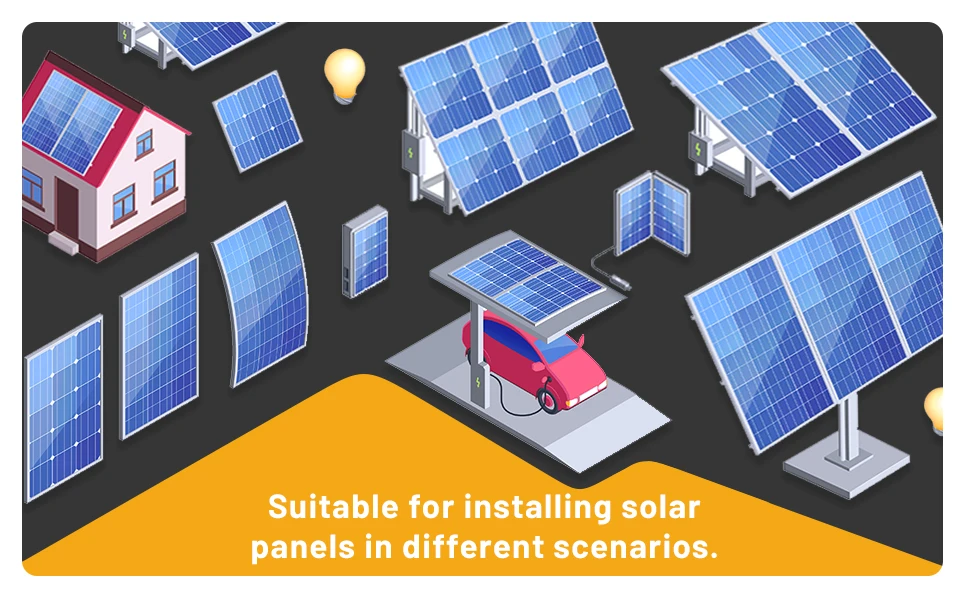 Solar Panel Drainage Clips Upgraded Stainless Steel Roof Solar Panel Frame Cleaning Clip Photovoltaic Panel Auto Remove Water