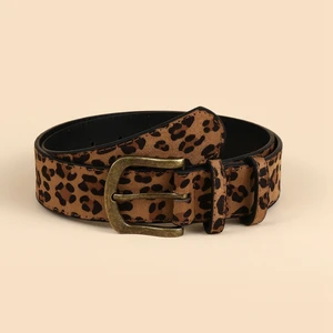 Pu Leopardo Stempel Frauengürtel, Boho -Stil, Slim Fit, Personalisiert 12 Oncinha -Gürtel für Vertrieb von Frauen - №2