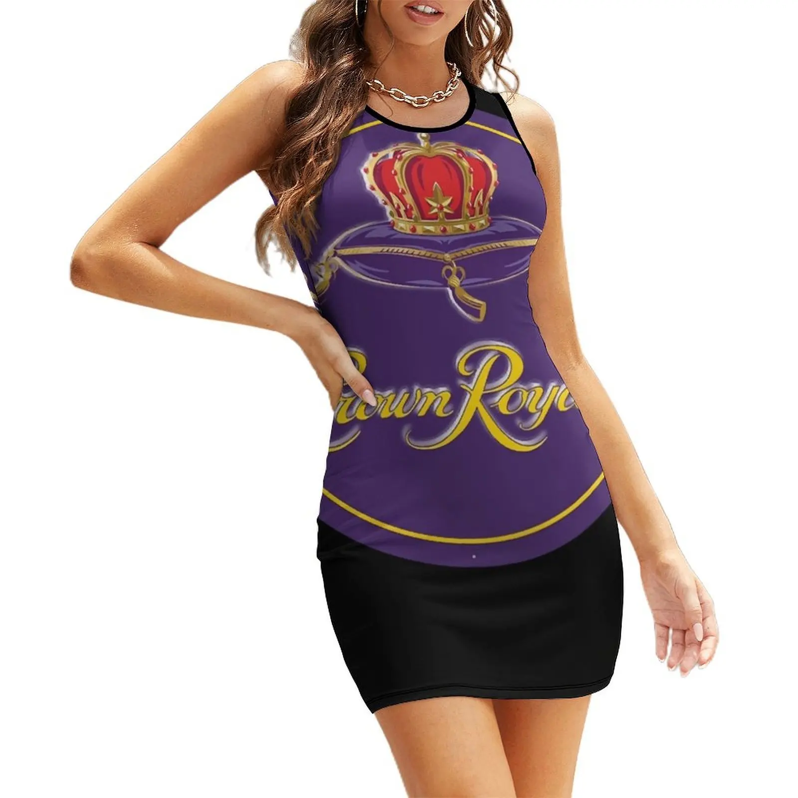 

Crown Royal Essential Logo Essential Sleeveless Sundress dress summer 2025 women summer dress women 2025 dress for women