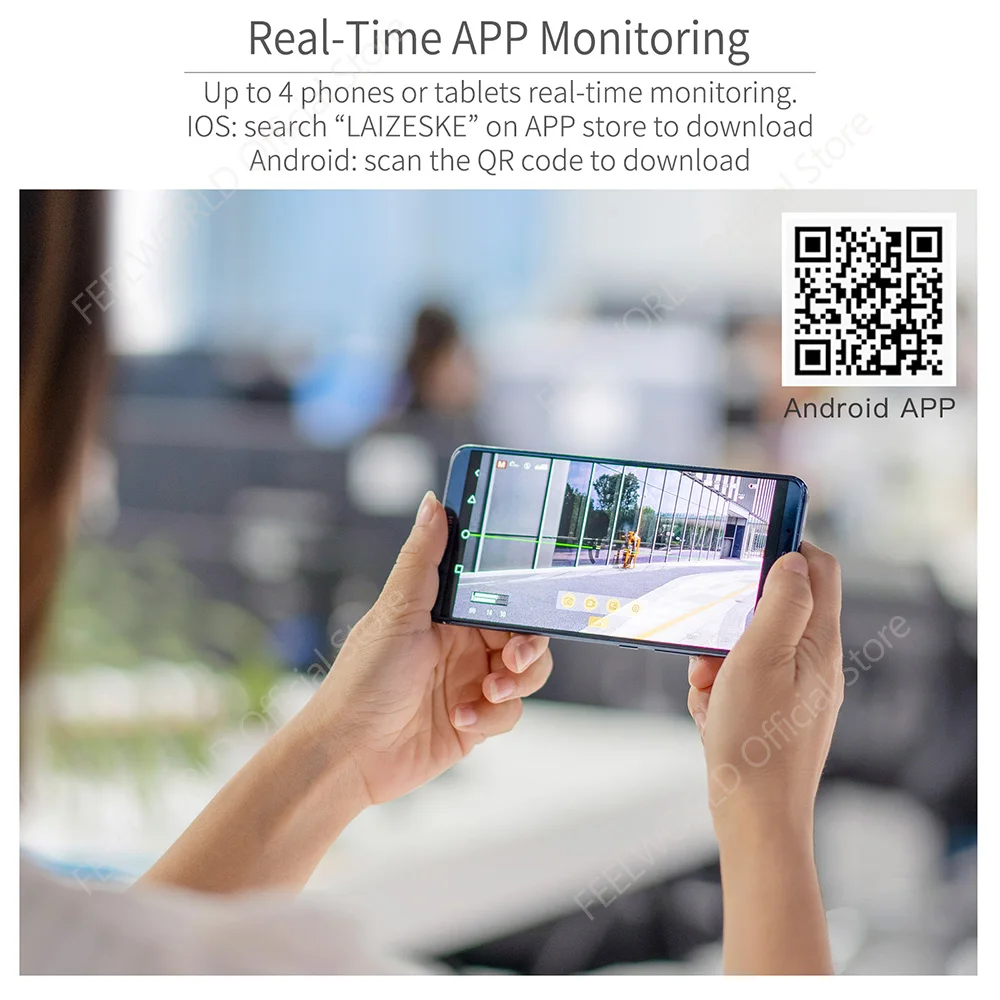 نظام نقل الفيديو اللاسلكي LAIZESKE W1000S 1080P HD 1000FT Dual HDMI + SDI مدخل ومخرج مع اتصال داخلي مزدوج كامل