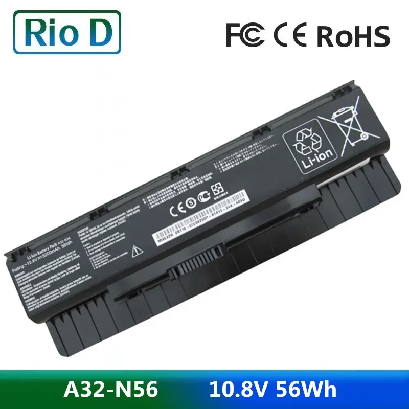 

A32-N56 Аккумулятор для ноутбука ASUS N56VJ N56VM N76 N76VZ A31-N56 A33-N56 N46 N46V N46VJ N46VM N46VZ N56 N56V 10,8 В 56 Втч