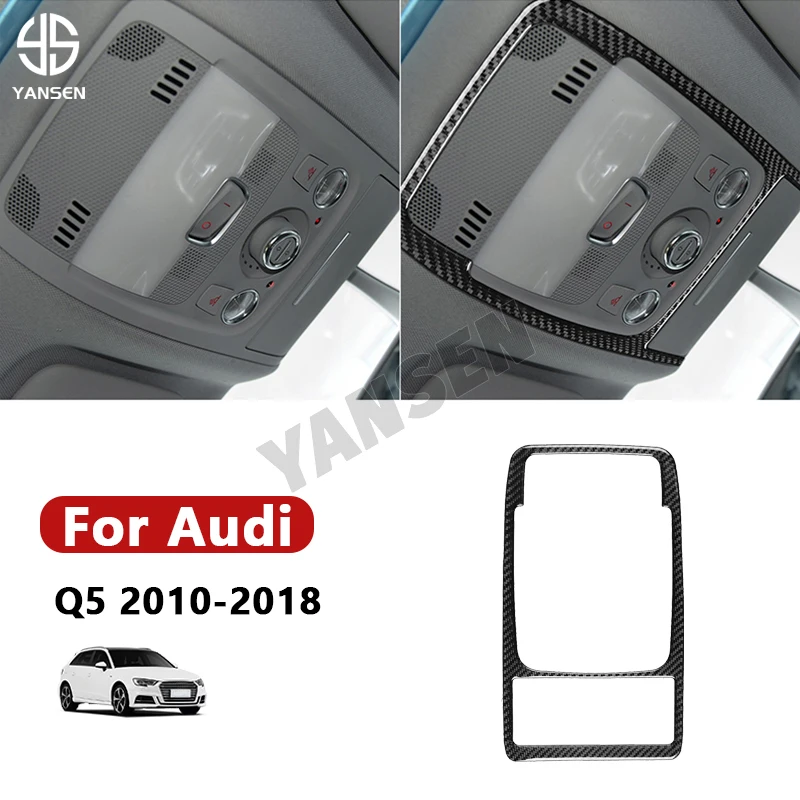 

Car Reading Light Panel Decorative Frame Trim Carbon Fiber For Audi A4L A4 B8 2009-2016 Q5 A5 2008-2017