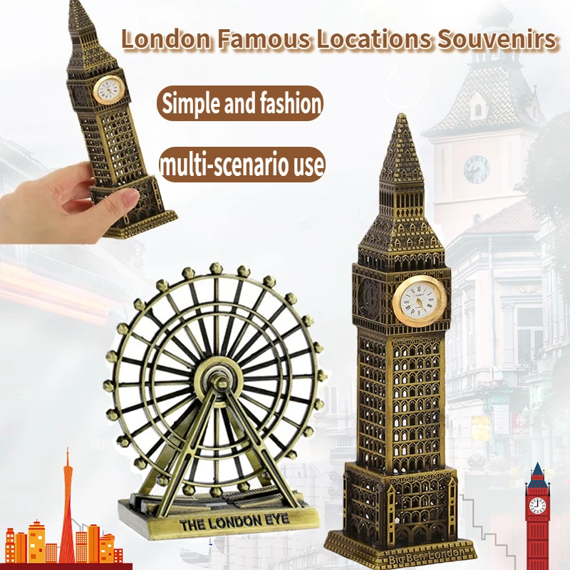 Popular 3D British Landmark Big Ben, London Eye Souvenir, Vintage Home Desktop Decoration, Display Window, Christmas Gift