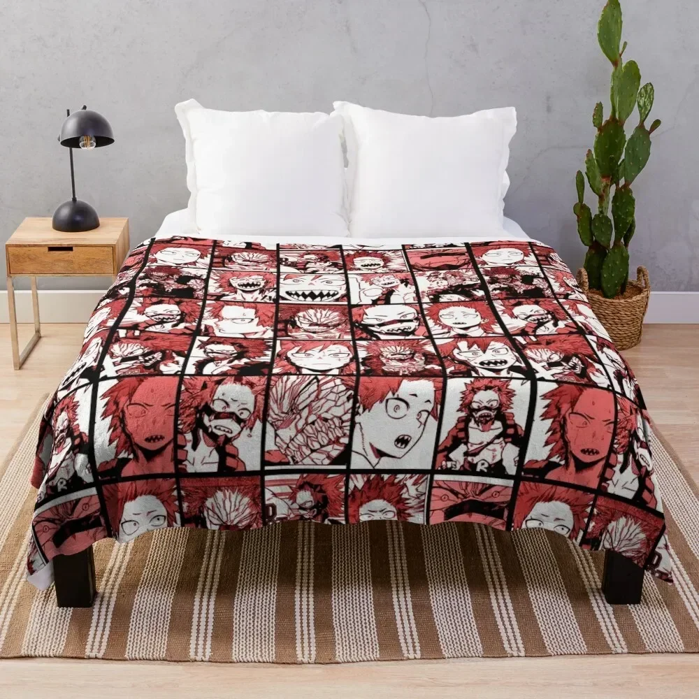 

BNHA Kirishima collage - color version Throw Blanket Designers Personalized Gift Decorative Sofas Blankets