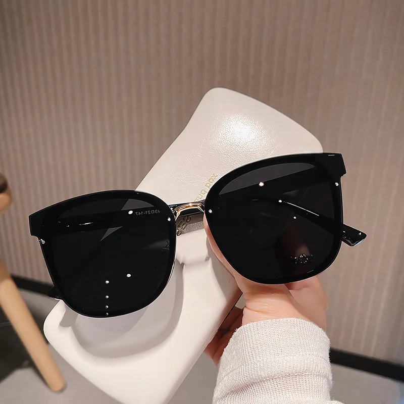 

Sunglasses Sunglasses Female Gm Senior Sense Ins Round Face Thin Polarized Sunscreen Large Square Frame Male Driving Glasses