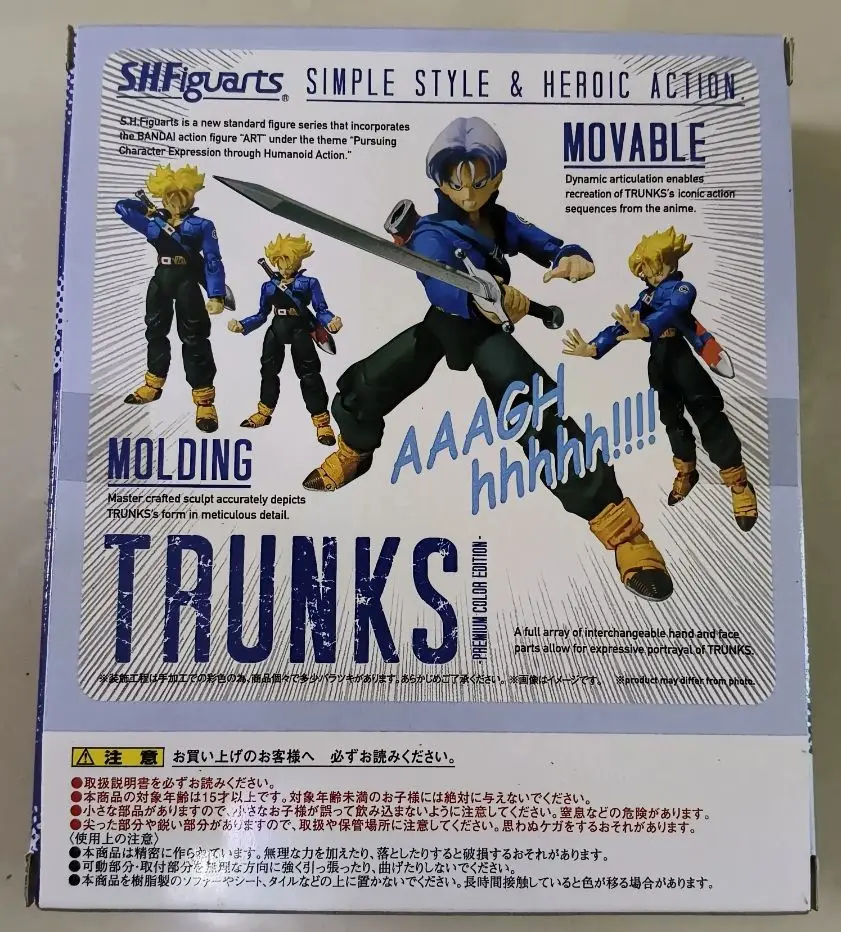 

in Stock Bandai Sh Figuarts Shf Trunks 1.0 Premium Color Edition Action Figures Anime Model Toys Figura Pvc Gifts