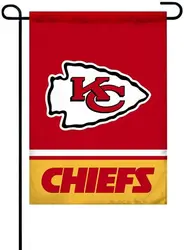 Kansas City Garden Flag Chief KC （12.5x18IN Double Sided） Polyester Banner for Yard Garden Outdoor