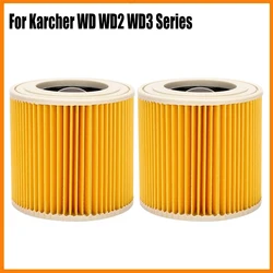 For Karcher WD WD2 WD3 WD1 MV3 MV2 Series Wet Dry Vacuum Cleaner Replacement Cartridge Filter Household Cleaning Tools Accessory