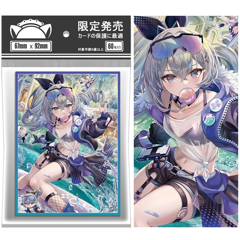 lewd anime card sleeves Marnie Full Art Trainer – withlovebysleepy 60 PCS Holographic Anime Card
