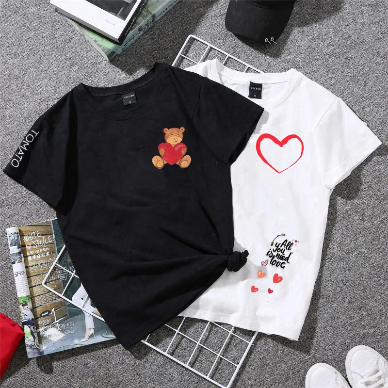 Lovely Heart Heat Transfer Love Shape Washable Iron-on Transfers for T-Shirt Children Gift DIY Clothes Stickers