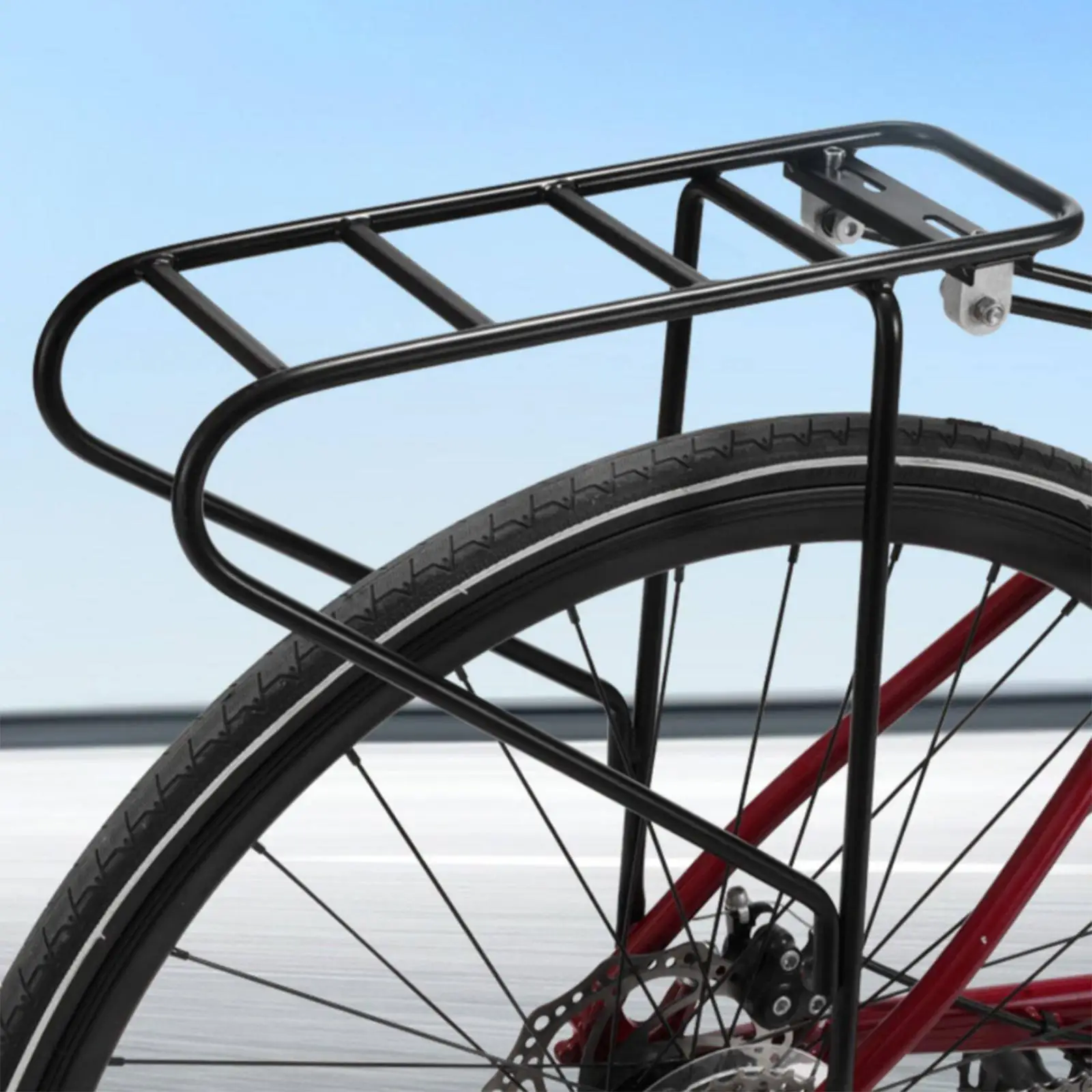 

Durable Steel Bike Cargo Rack Rear Shelf for Road Gravel Fixed Gear 700C Wheel Cycling Accessories