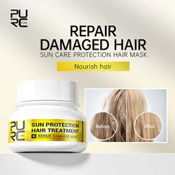 Purc-ケラチンヘアマスク,ケラチンによるダメージを修復するフェイシャルマスク,スムージング,ソフトケラチントリートメント,ヘアケア,美容ケア