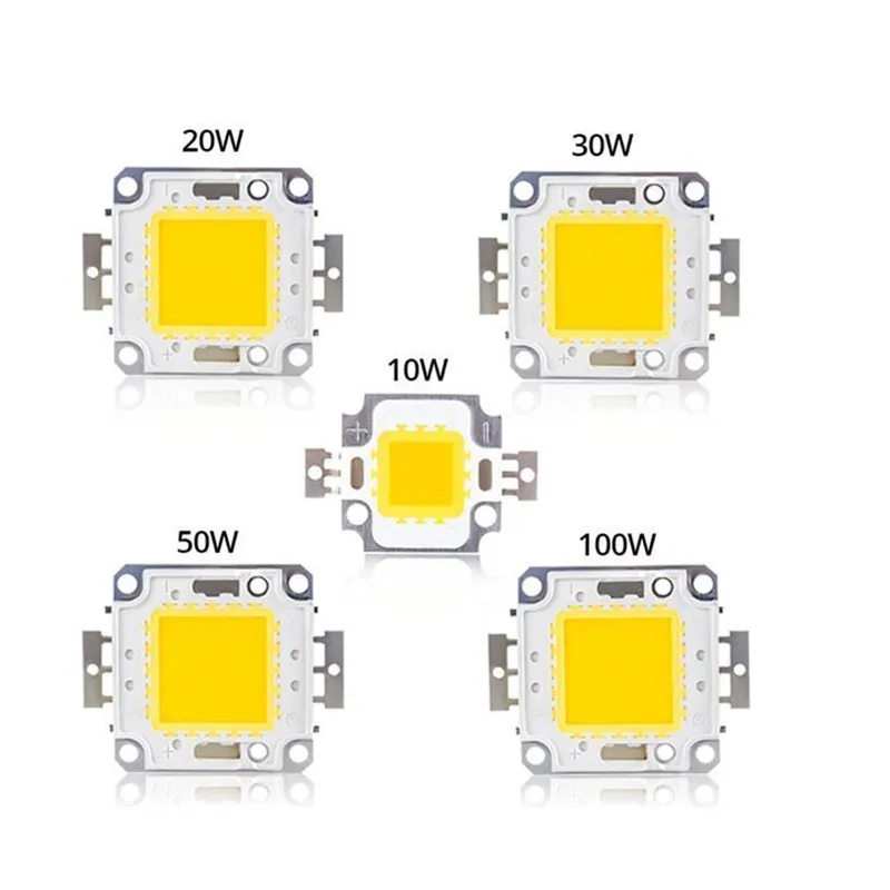 5-10PCS LED Hight Power Integrated Light Source 10W 20W 30W 50W 100W 30V 24*44mli Beads Light Lamp White Warm Blub For Foodlight