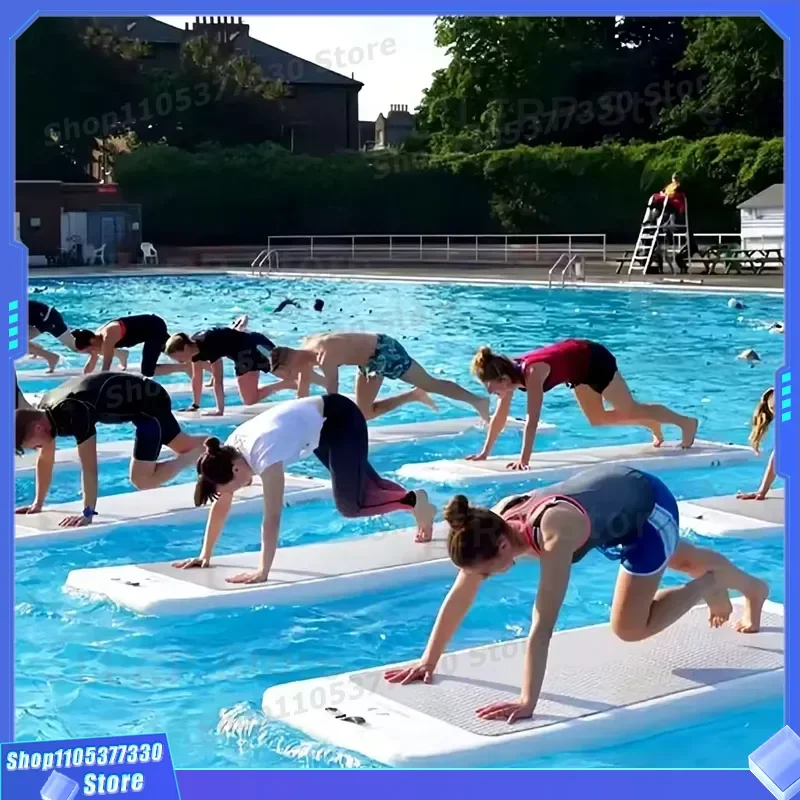 Premium Foldable Inflatable Yoga Mat Floating Water Board for Lake Pool High Quality Super Stability Wholesale Fitness Gear