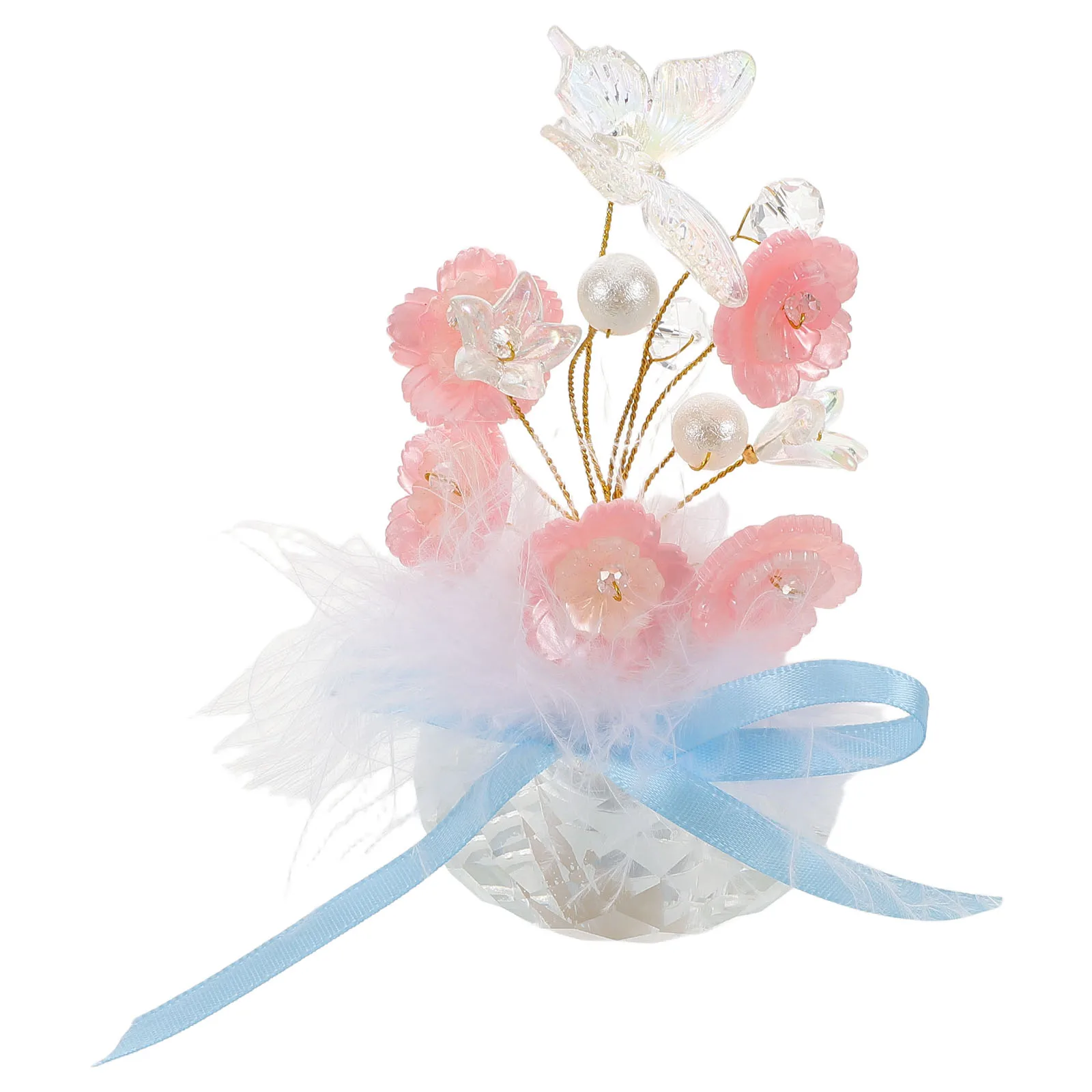

Dashboard Decorations Butterfly Accessories Cute Car Decor Automotive Indoor Ornaments Romantic Atmosphere Easy Installation