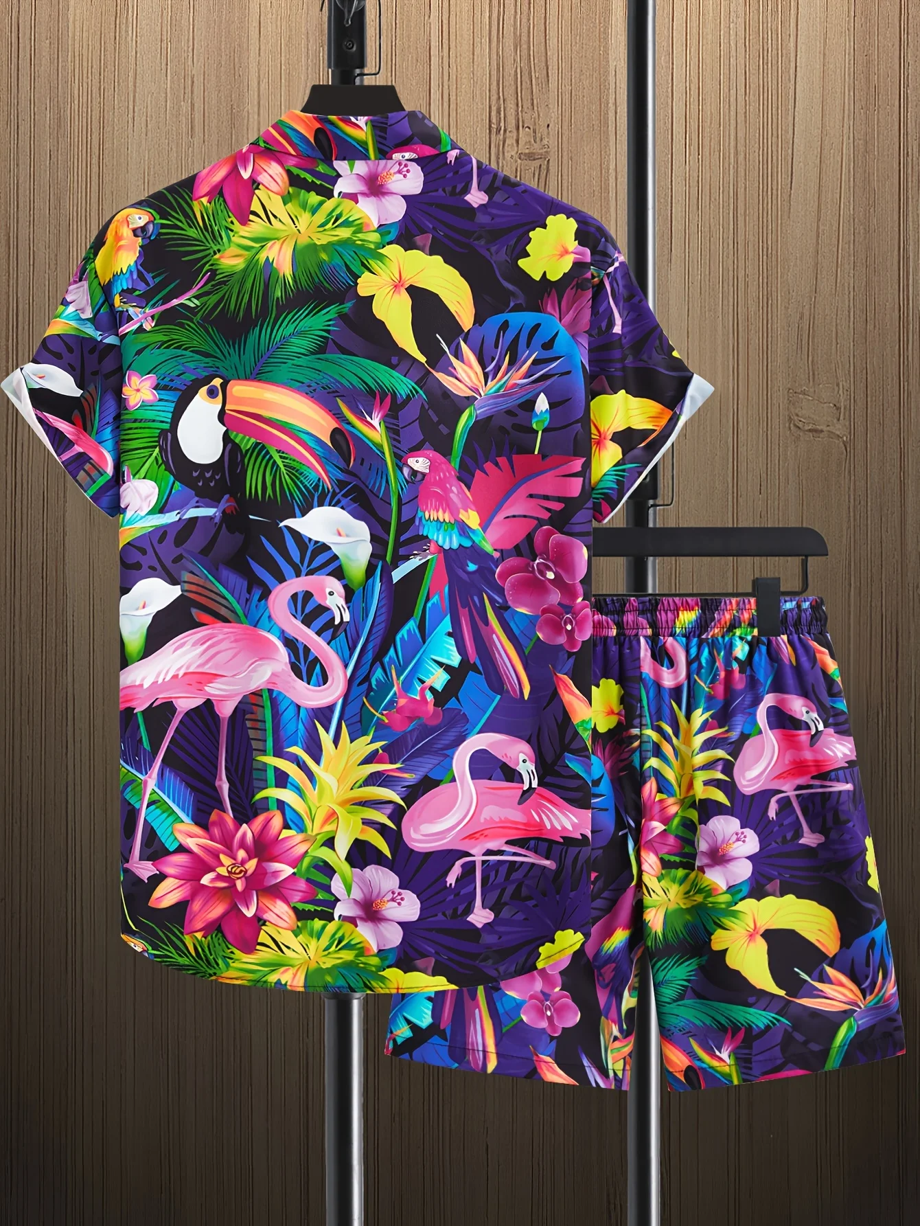 Set coordinato da uomo con gra - Beach Shirt Hawaiian recensione e prezzo