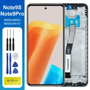 Bilashmart M2003J6B2G M2003J6A1G 6.67 LCD Screen Xiaomi Redmi Note 9S / Note 9 Pro Digital Display Touch Screen with Frame Assembly