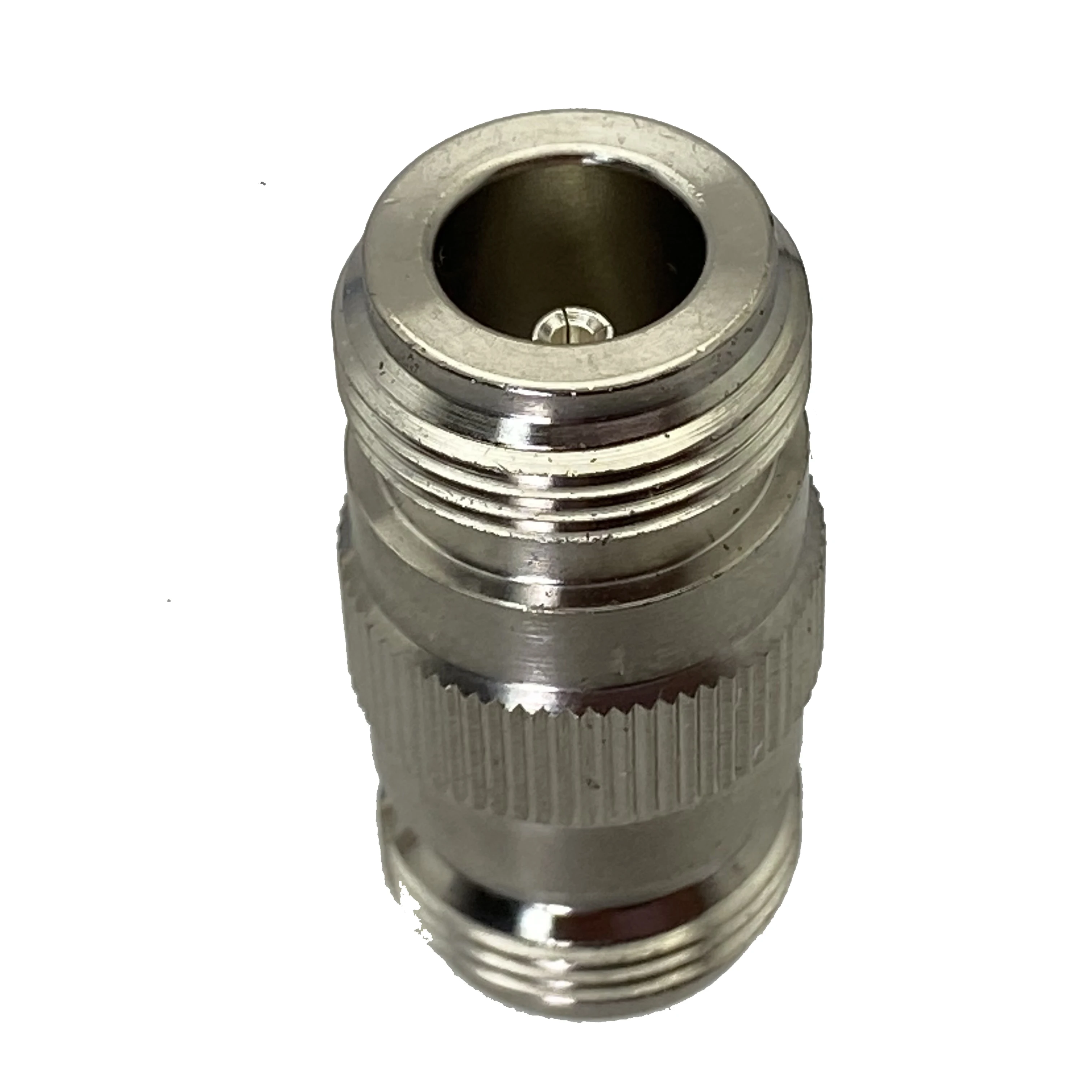 1pcs Connector Adapter N Female Jack to N Female Jack RF Coaxial Converter Straight New Brass