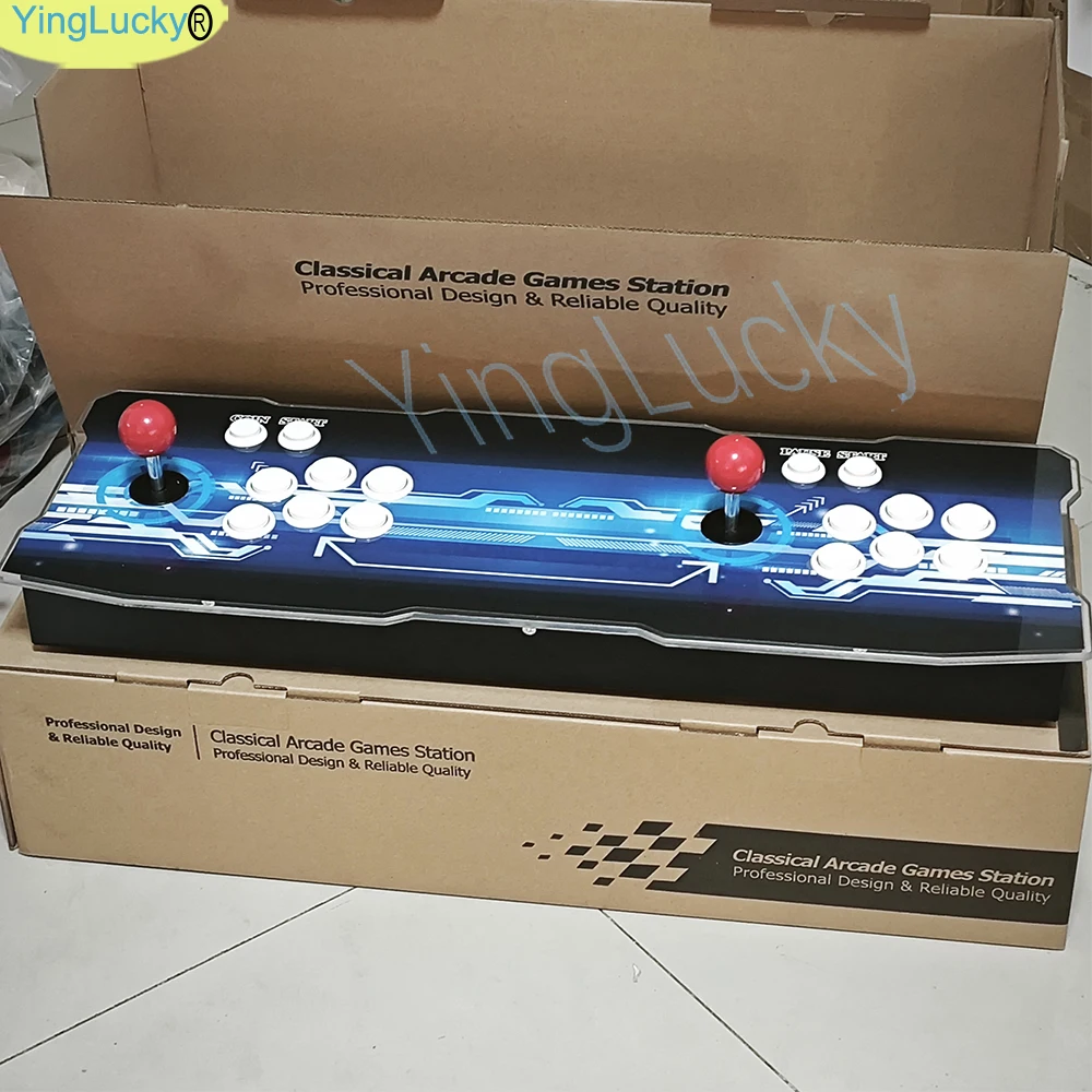 Pandora Arcade Console Box 3D 40S 10000 in 1 Retro Arcade Game Console Cabinet Bartop 8 Way Joysticks Push Buttons