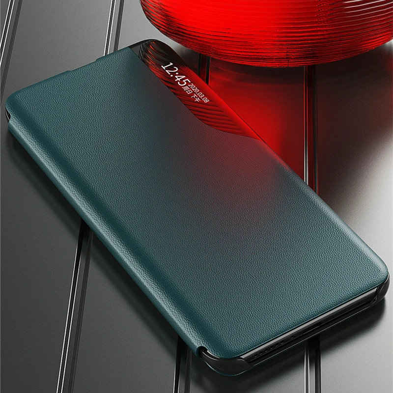 GalaxyS25 Plus S 25 Egde S25Ultra View Window Smart Flip Case For Samsung Galaxy S25 Ultra Cover Magnetic Leather Phone fundas