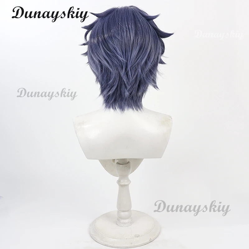 Peluca de Cosplay Figaro, promesa del mago, pelo sintético corto resistente al calor, pelucas Con para fiesta de Halloween personalizadas