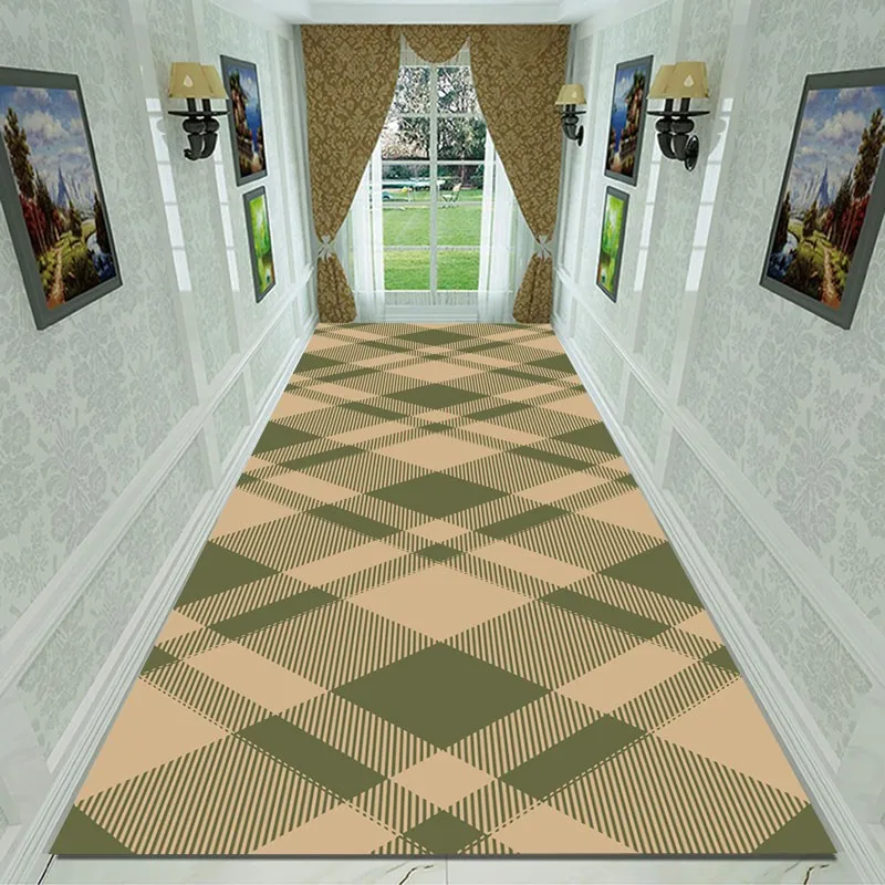 

Reese Lobby Carpets Living Room Porch Rug Scottish Stripe Decorative Pattern Vestibule Hallway Corridor Hall Restaurant Entrance