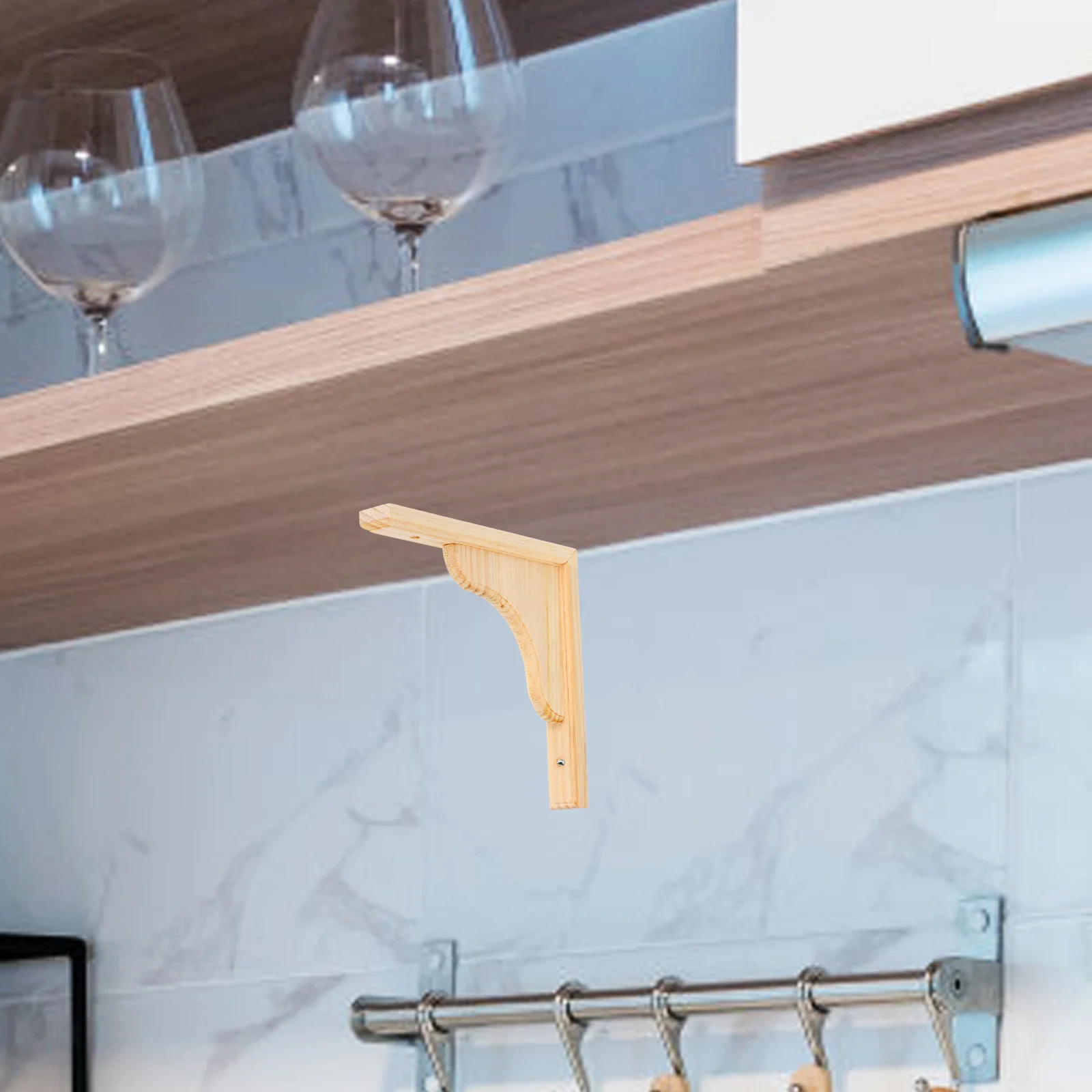 

Wooden Corner Triangle Shelf Support Bracket For Wall Mounted Shelves Rustic Wood Brackets Floating Shelf Hardware Angle
