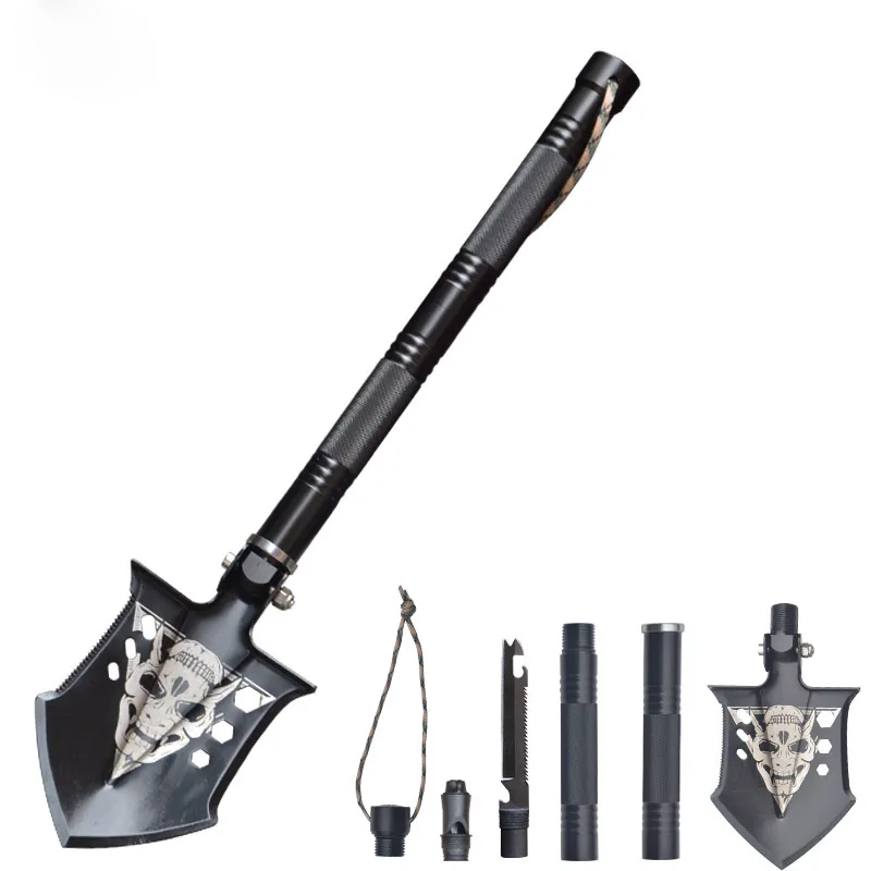 

Mini Shovel Car Equipment Garden Shovel Multifunctional Tool Camping Equipment Folding Shovel