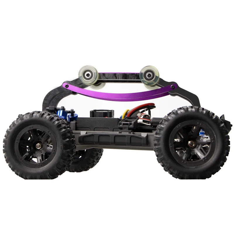 JY-Nylon Liga de Alumínio Roll Cage Wheelie Bar Para MJX H16 16207 16208 16209 16210 1/16 RC Car Upgrade Parts