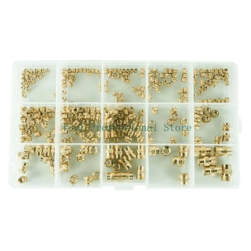 57QF 300Pcs Knurled Inserts for 3D Printing Injections Molding Press Thread