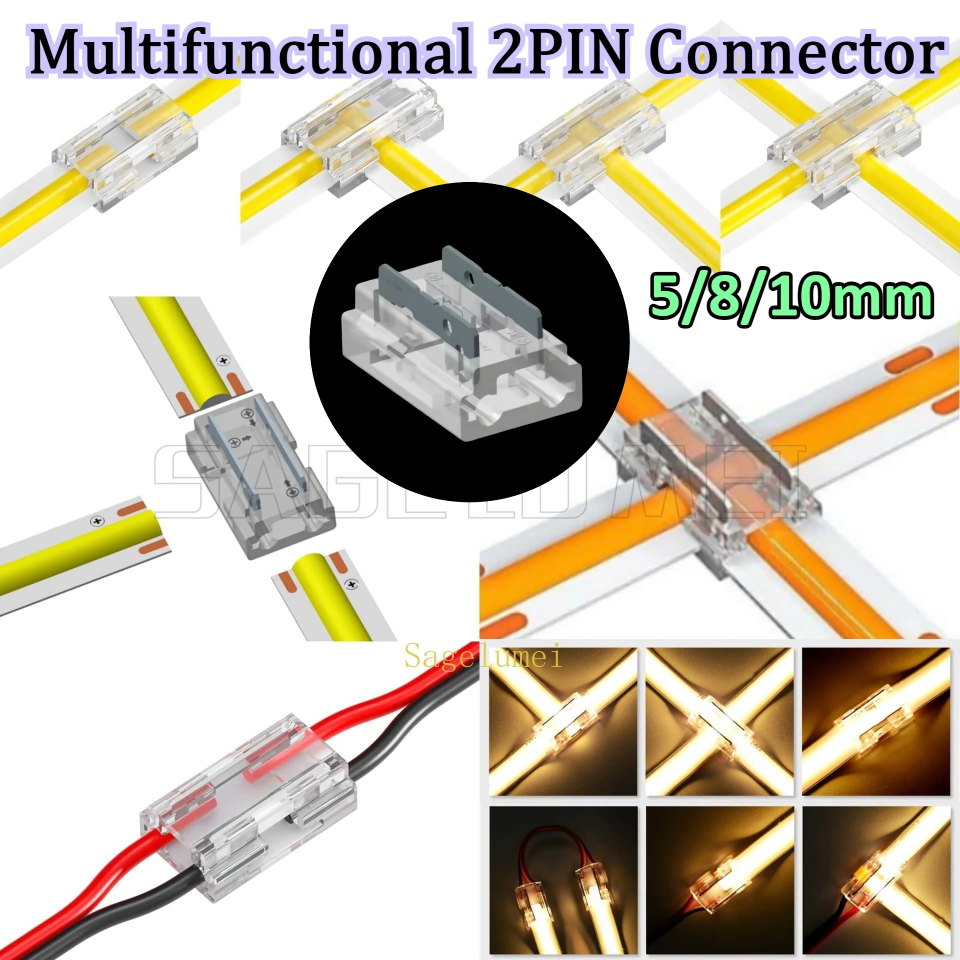 5/10Pcs 8 In 1 2PIN… - image