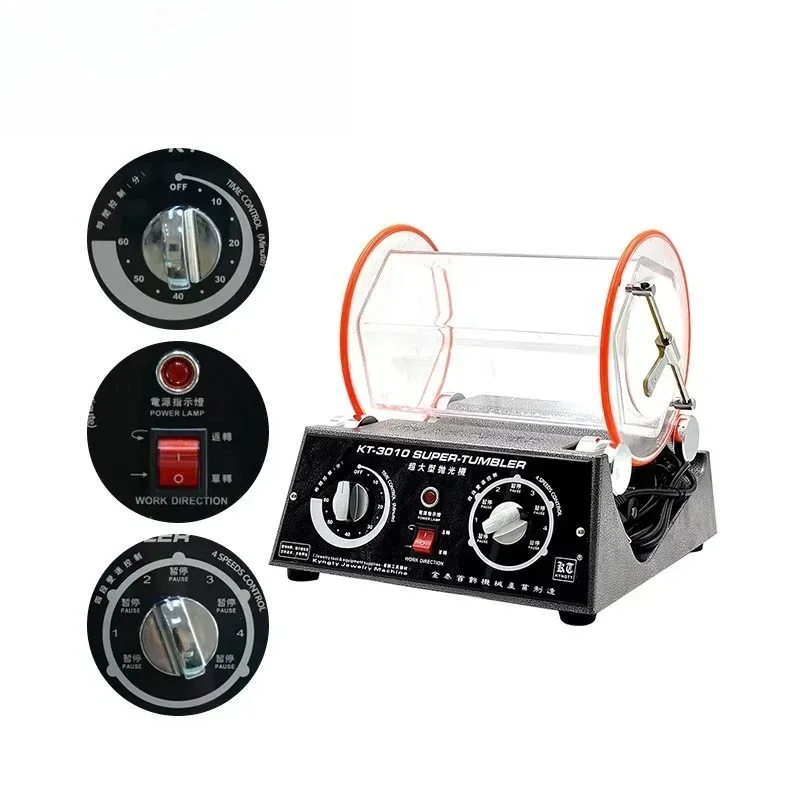 

Roller Polishing Machine Jewelry Polisher For Gold Silver Copper Polishing Jewellery Making Equipment Very Good