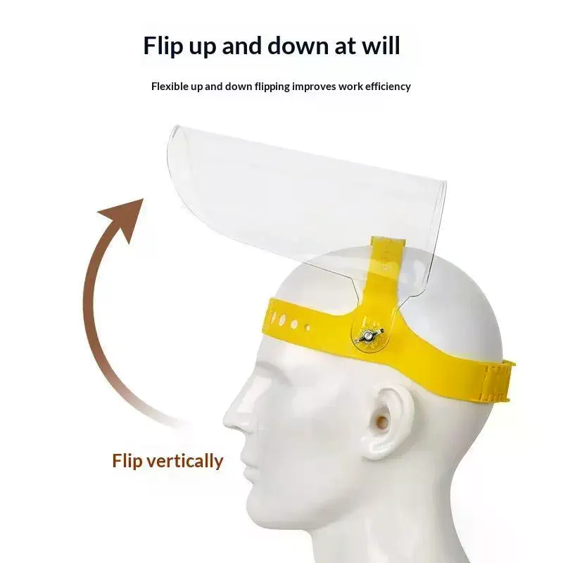 Face Welding Grinding Shield Anti Tinted Lens Adjustable Headband Full