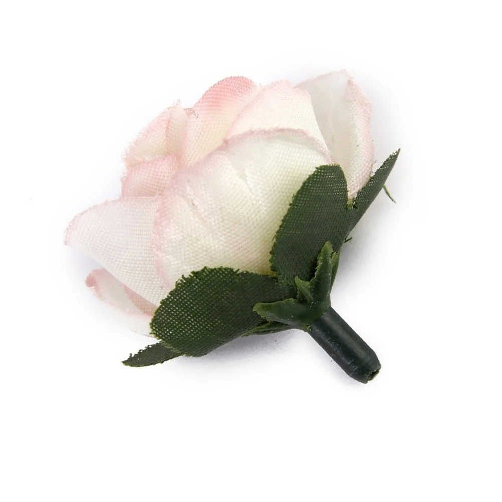 

30Pcs Artificial Silk Rose Heads Pink 3cm Wedding Decoration Tossing Table Decor Reusable Silk Rose Head