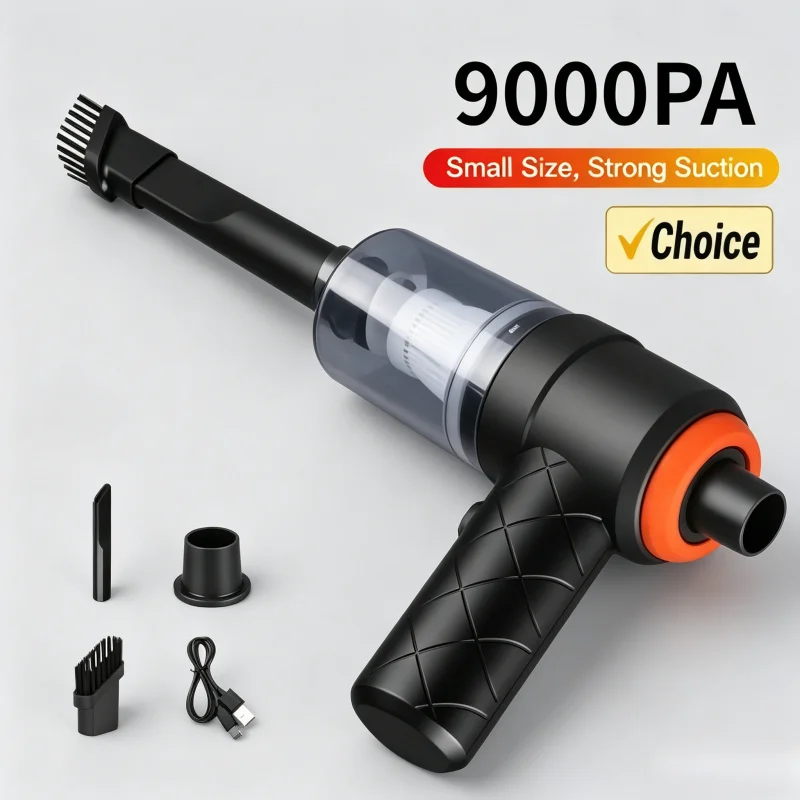 120W High Power Wireless Handheld Vacuum Cleaner Portable Cordless Dust Remover for Car Home Office