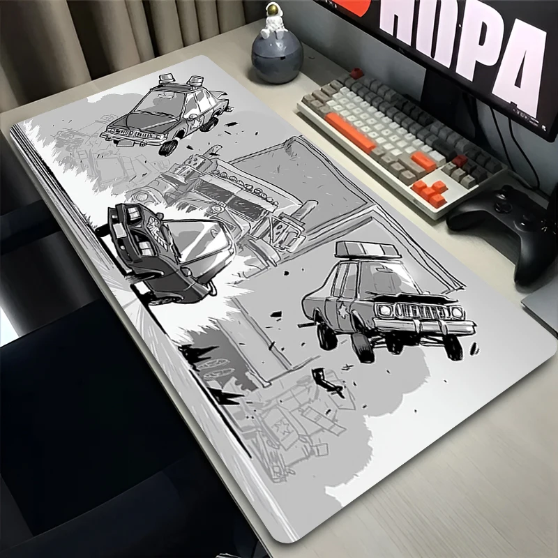 Mouse Pad PC Non Slip Rubber Senior Mousepad Laptop Gamer Cabinet Sports Car Keyboard Pad Office Computer Gaming Desk Mouse Mat