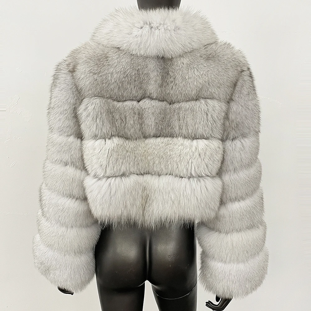 MENINA 2025 Super Hot Winter Women Luxury Thick Real Raccoon Fur Coat Natural Fox Fur Jacket Plus Size Furry Jackets Female Vest