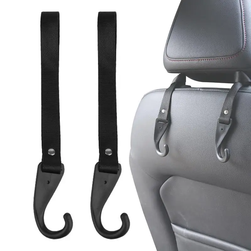

Car Seat Back Hook Multifunctional Motorcycles Hanging Bag Helmet Hooks Flexible Car Purse Holder Hanger For Car Motorcycles