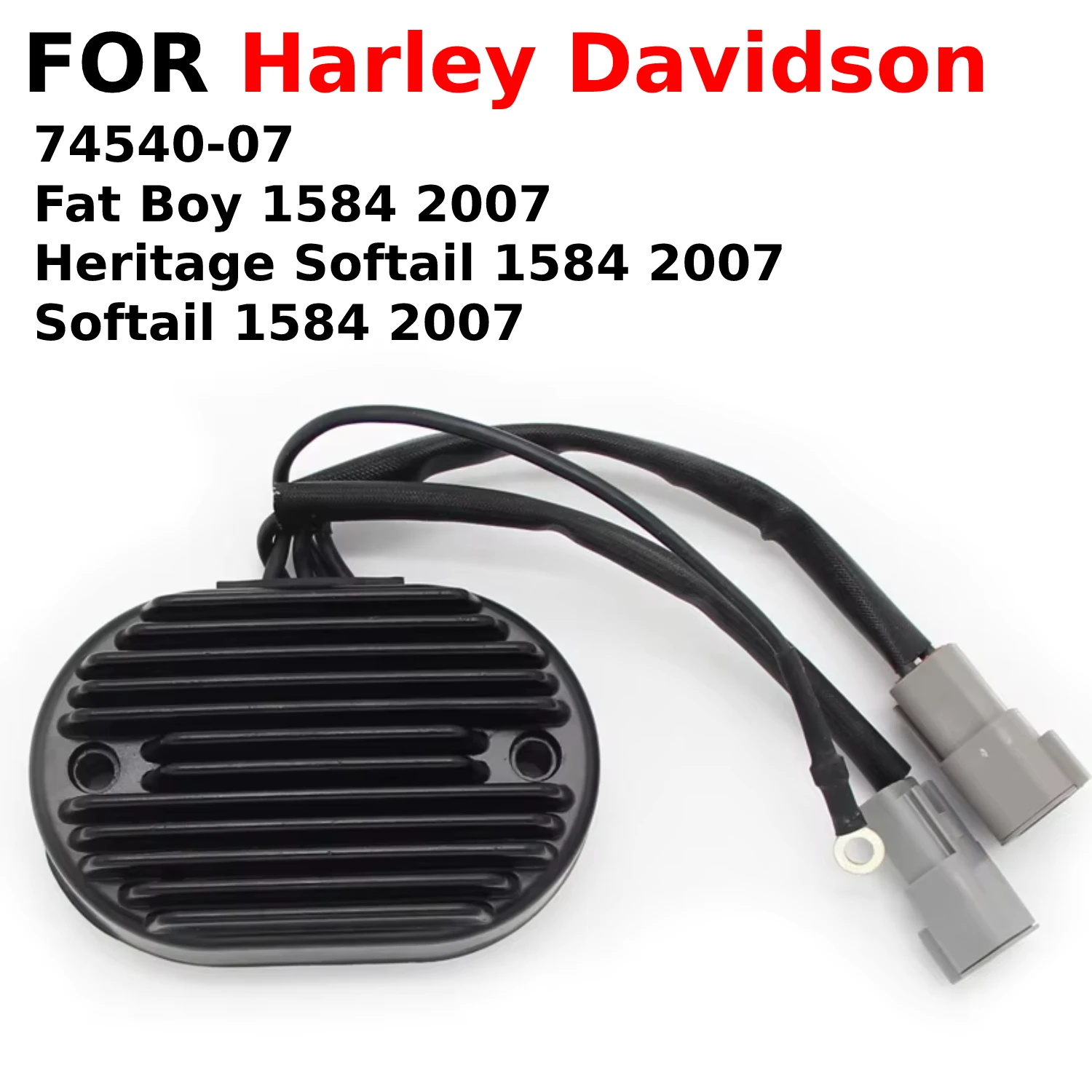 Motorcycle Voltage Regulator Rectifier For Harley Davidson Fat Boy Heritage Softail 1584 2007 74540-07 Motor Durable Accessories