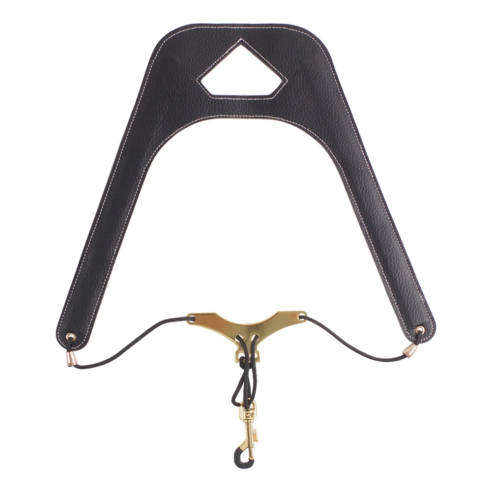 Ergonomic Saxophone Strap Comfortable Shoulder Strap For Musicians Armor-shaped Design Bendable Aluminum Strip