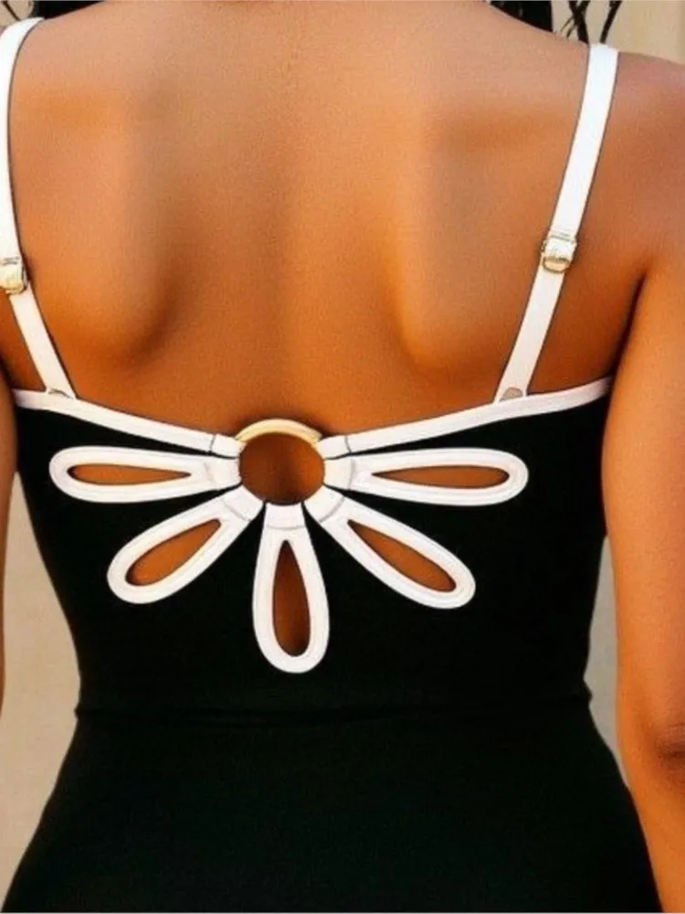 Kупальник High Waist Sexy Swimsuit Women Summer Bathing Suit Bikini Set Sleeveless Swimwear Beach Swimming Suit For Female