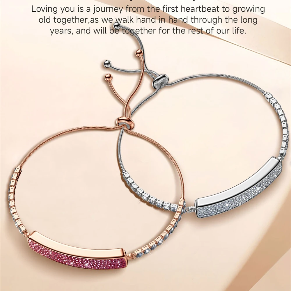 レディーススマートバンド-スマートブレスレット-女性用健康管理-24時間心拍数-睡眠モニター-5atm防水-ダイヤモンドウォッチストラップ-女の子向け-フェスティバルギフト