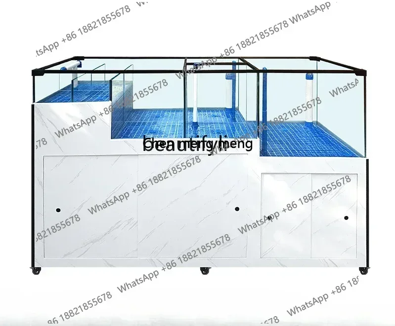 Seafood Fish Tank Special Mobile Seafood Pool Refrigeration Integrated Supermarket Fish Pond Shellfish Crab TankzG185