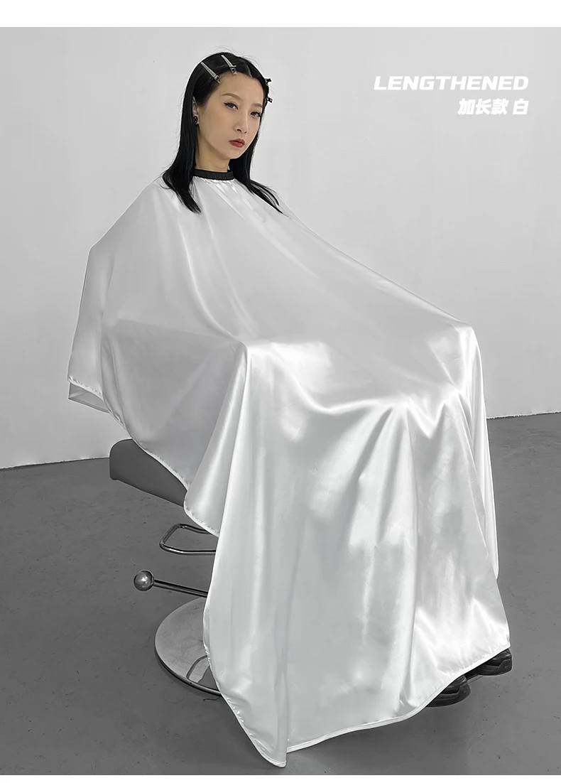 

Silky Salon Hairdressing Cape Barber Warp Salon Gown Cloth Waterproof Haircut Cloak Apron Barber Shop Hairdressing Tool