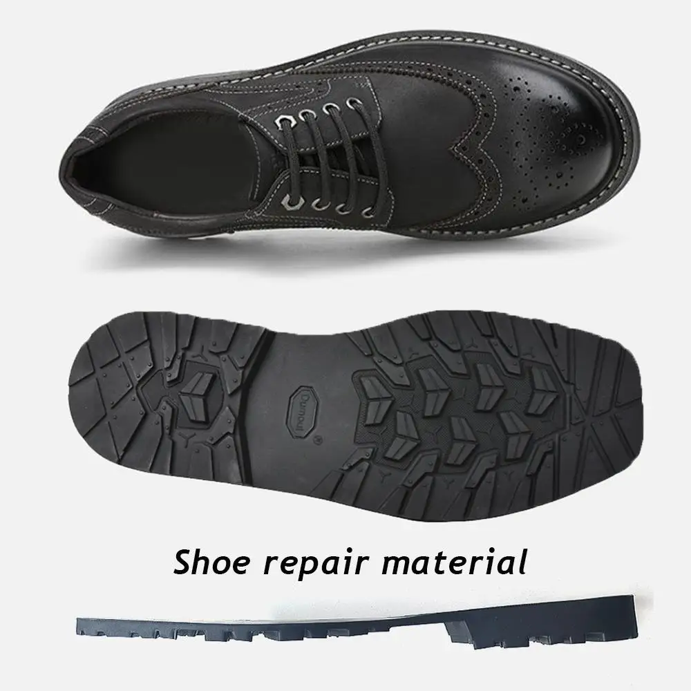 2PC Rubber Shoe Soles Outsoles Cuttable Non-Slip Sole Stickers Full Sole Protector Sneaker Worker Shoes Sticker Repair Materials