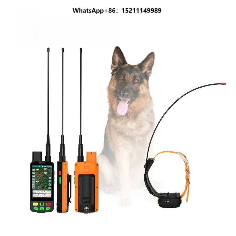GPS Dog Fence Shock Collar System: 10-Level Adjustable Static Stim + Geofence Escape Alerts & 15KM VHF Communication