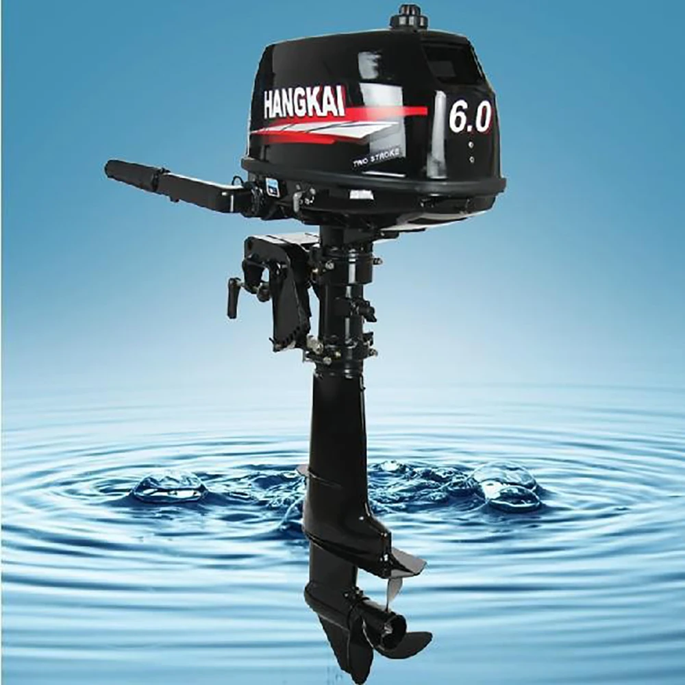 Hangkai 6 HP Two-Stroke Outboard Engine Water Cooled Marine Boat Machine Hot Selling Powerboat Finishing Engine