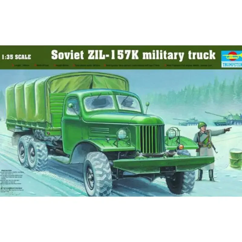 Trumpeter 01003 1/35 Soviet ZIL-157K military truck - Late - Scale Model Kit