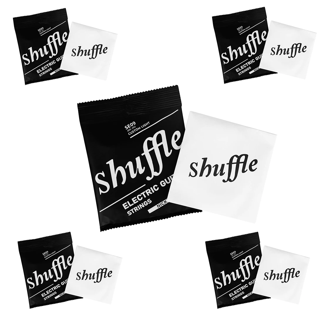 Shuffle Electric Guitar Strings SE09/SE10 3/5/10 Electric Guitar Strings Electric Guitar Accessories Instrument Accessories